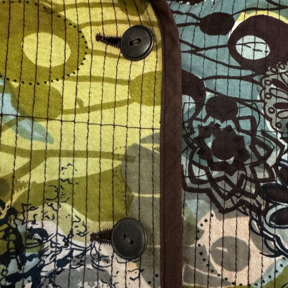 Multiples Women's Reversible Size 1X Open Front Light Weight Mid Length Jacket - Picture 10 of 16